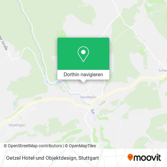 Oetzel Hotel-und Objektdesign Karte
