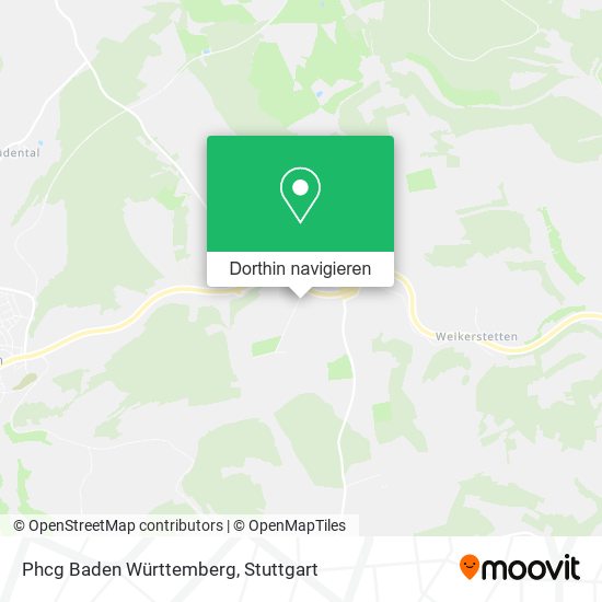 Phcg Baden Württemberg Karte