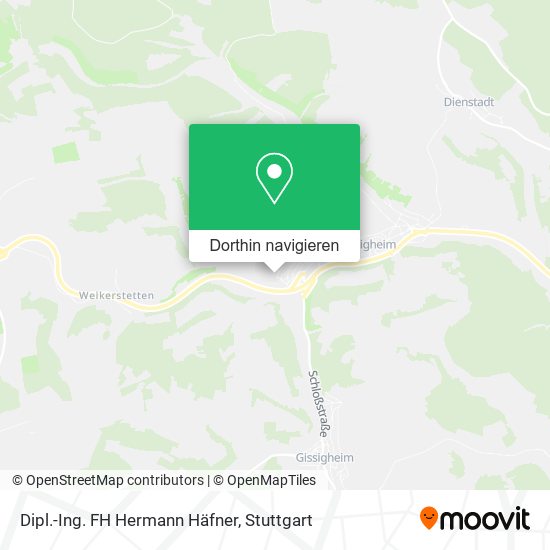 Dipl.-Ing. FH Hermann Häfner Karte