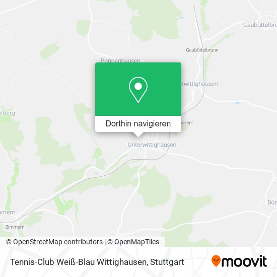 Tennis-Club Weiß-Blau Wittighausen Karte