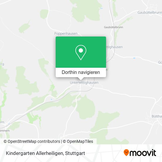 Kindergarten Allerheiligen Karte