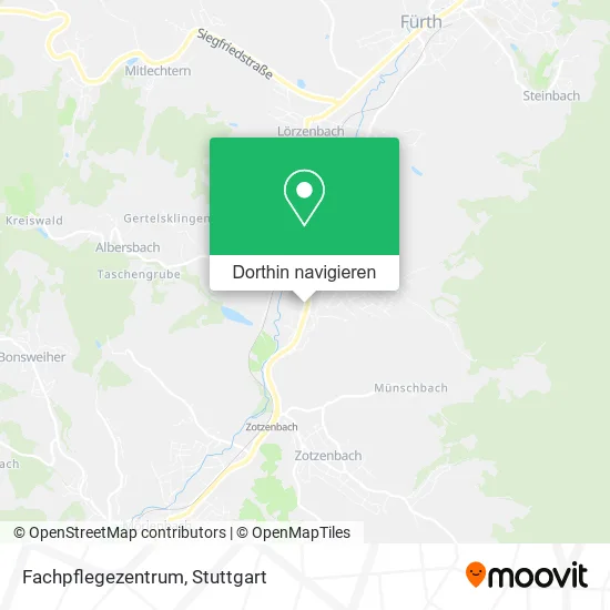 Fachpflegezentrum Karte