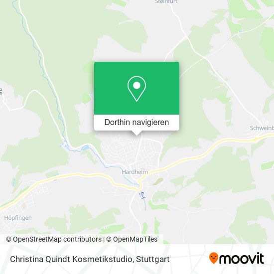 Christina Quindt Kosmetikstudio Karte