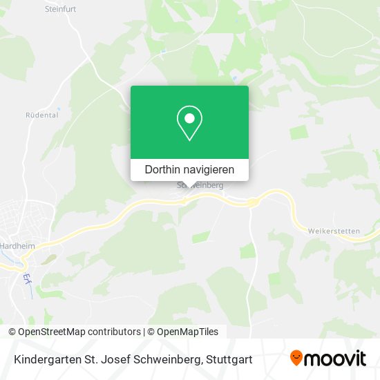 Kindergarten St. Josef Schweinberg Karte