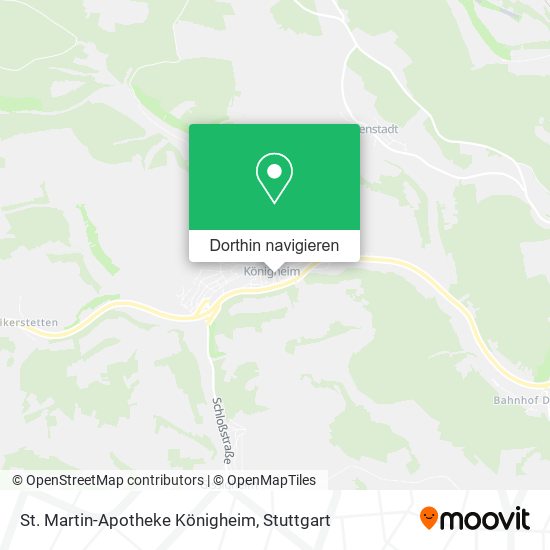 St. Martin-Apotheke Königheim Karte