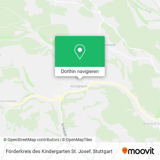 Förderkreis des Kindergarten St. Josef Karte