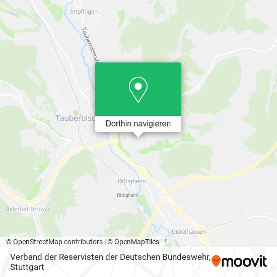 Verband der Reservisten der Deutschen Bundeswehr Karte