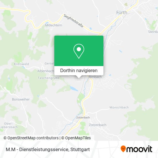 M.M - Dienstleistungsservice Karte