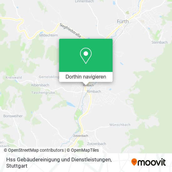 Hss Gebäudereinigung und Dienstleistungen Karte