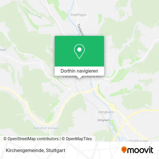 Kirchengemeinde Karte