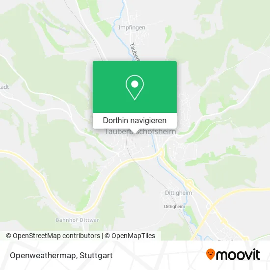 Openweathermap Karte