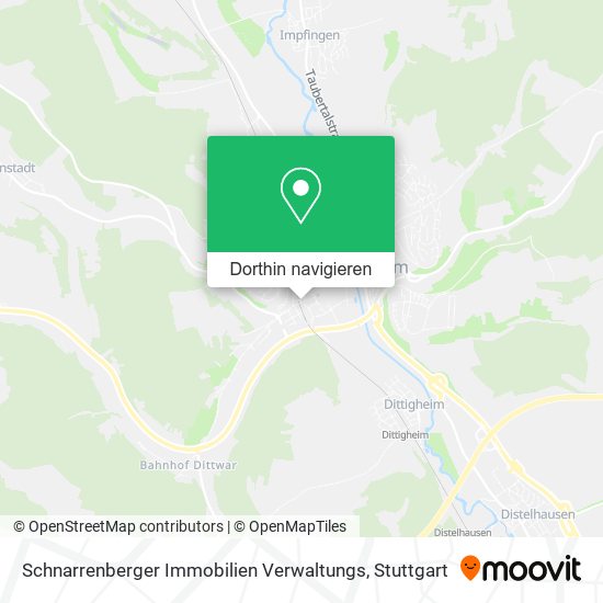 Schnarrenberger Immobilien Verwaltungs Karte