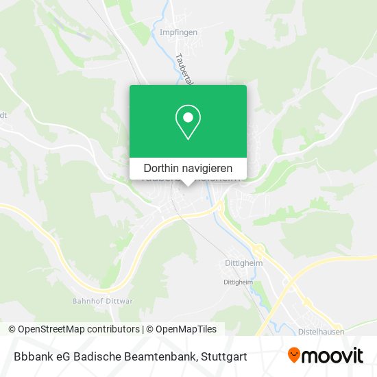 Bbbank eG Badische Beamtenbank Karte