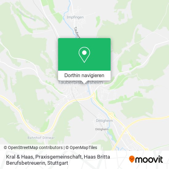Kral & Haas, Praxisgemeinschaft, Haas Britta Berufsbetreuerin Karte