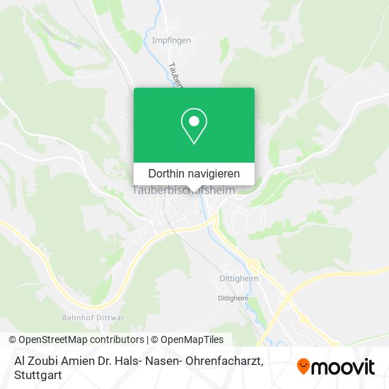 Al Zoubi Amien Dr. Hals- Nasen- Ohrenfacharzt Karte