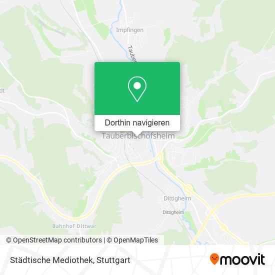 Städtische Mediothek Karte