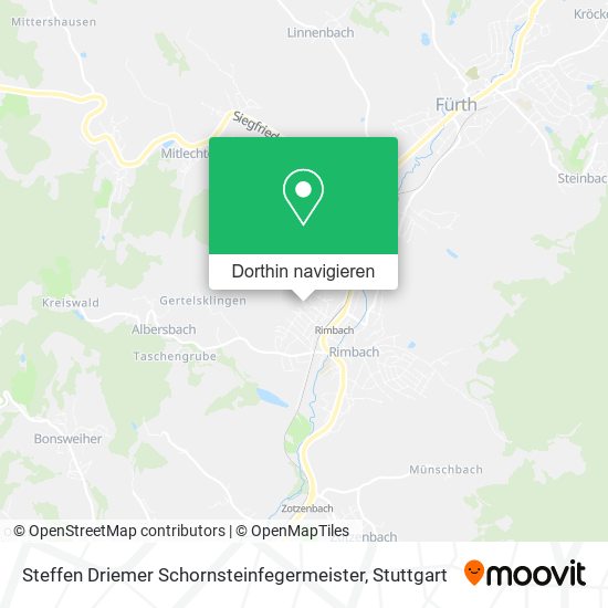 Steffen Driemer Schornsteinfegermeister Karte