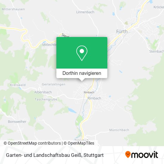 Garten- und Landschaftsbau Geiß Karte