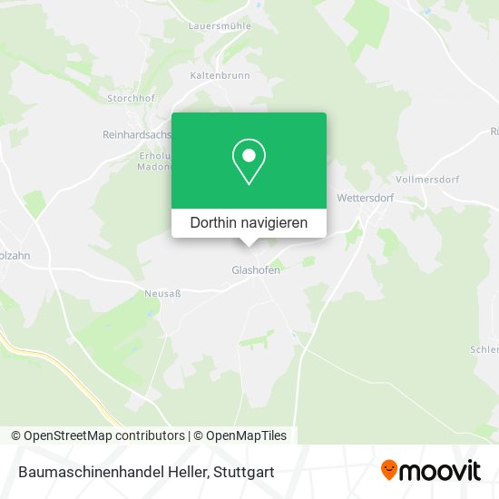 Baumaschinenhandel Heller Karte
