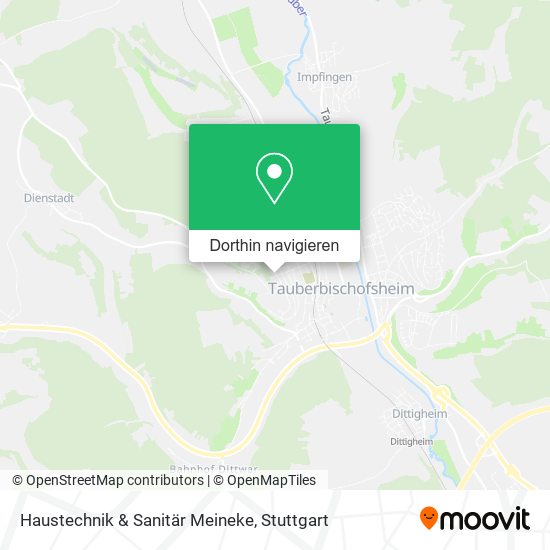 Haustechnik & Sanitär Meineke Karte