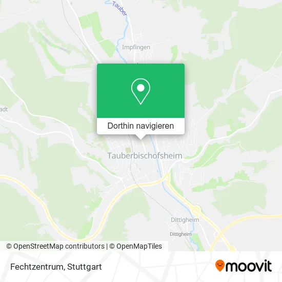 Fechtzentrum Karte