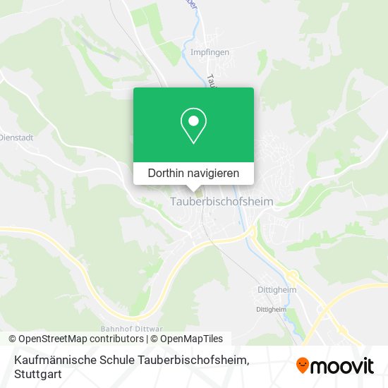 Kaufmännische Schule Tauberbischofsheim Karte