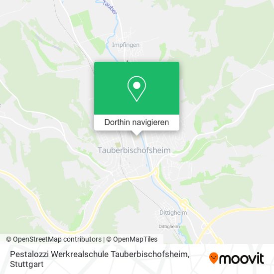 Pestalozzi Werkrealschule Tauberbischofsheim Karte