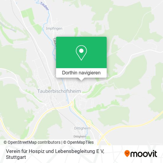 Verein für Hospiz und Lebensbegleitung E V Karte