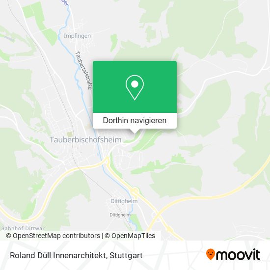 Roland Düll Innenarchitekt Karte