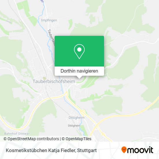 Kosmetikstübchen Katja Fiedler Karte