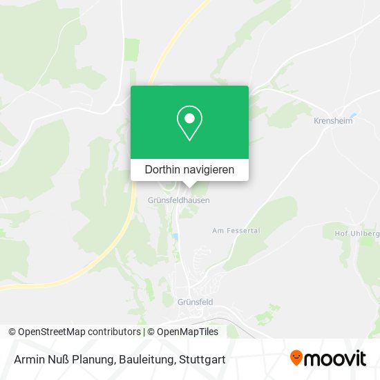 Armin Nuß Planung, Bauleitung Karte