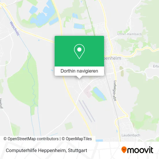 Computerhilfe Heppenheim Karte