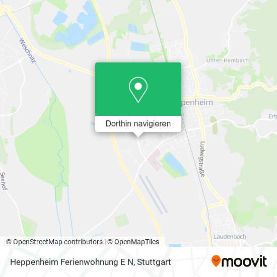 Heppenheim Ferienwohnung E N Karte