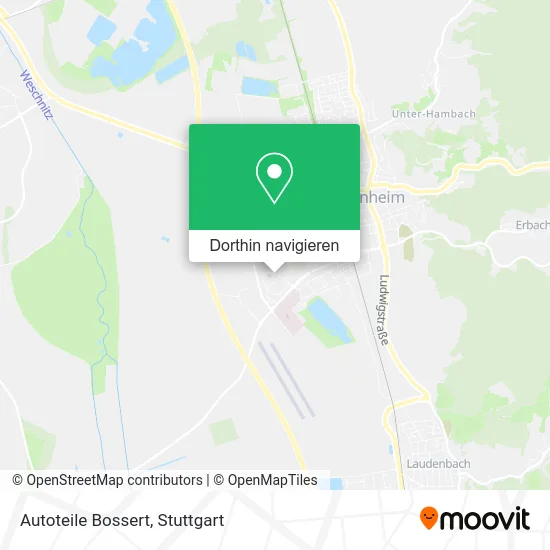 Autoteile Bossert Karte