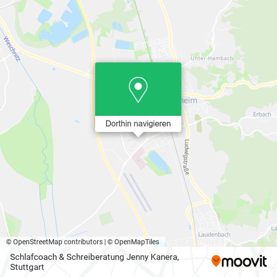 Schlafcoach & Schreiberatung Jenny Kanera Karte