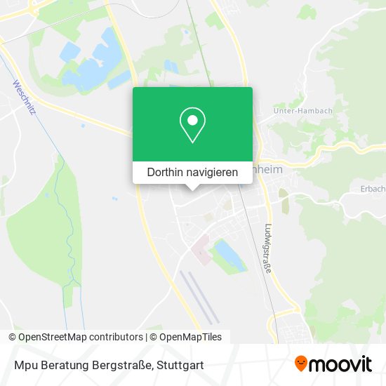 Mpu Beratung Bergstraße Karte