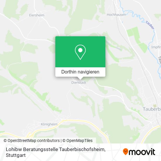 Lohibw Beratungsstelle Tauberbischofsheim Karte