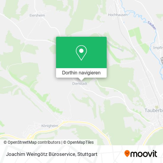 Joachim Weingötz Büroservice Karte