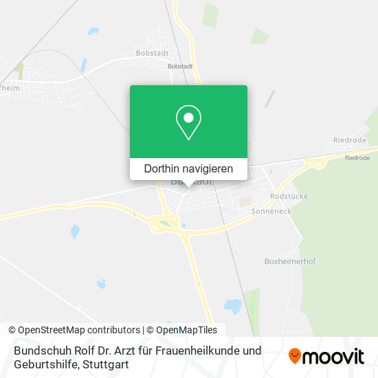 Bundschuh Rolf Dr. Arzt für Frauenheilkunde und Geburtshilfe Karte