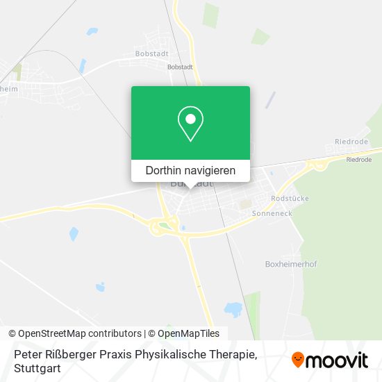 Peter Rißberger Praxis Physikalische Therapie Karte
