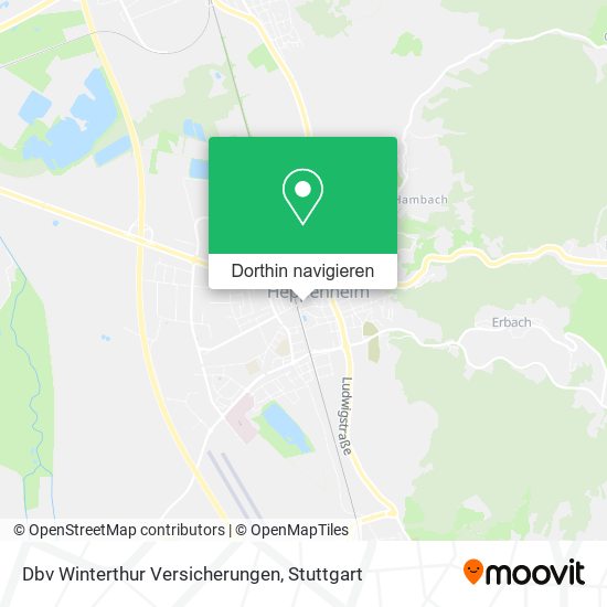 Dbv Winterthur Versicherungen Karte