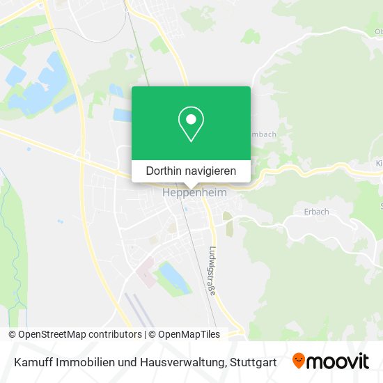 Kamuff Immobilien und Hausverwaltung Karte