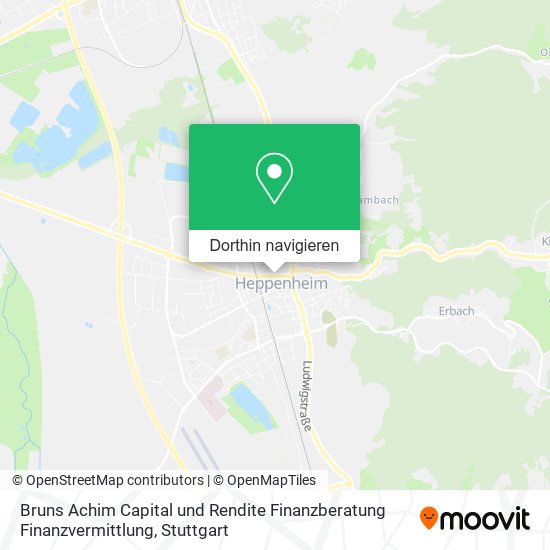 Bruns Achim Capital und Rendite Finanzberatung Finanzvermittlung Karte
