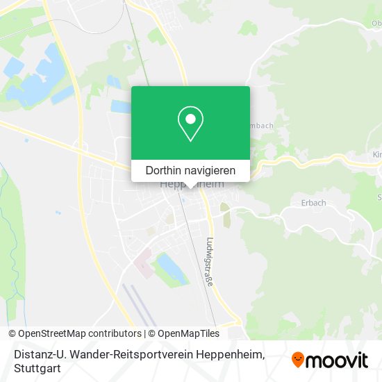 Distanz-U. Wander-Reitsportverein Heppenheim Karte