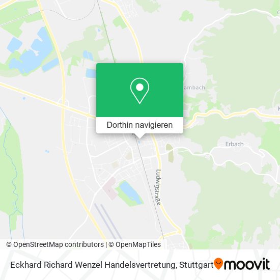 Eckhard Richard Wenzel Handelsvertretung Karte