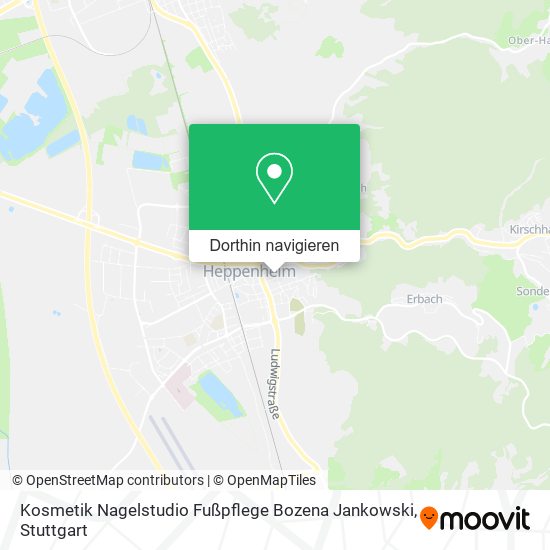 Kosmetik Nagelstudio Fußpflege Bozena Jankowski Karte