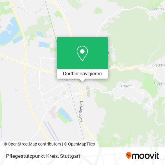 Pflegestützpunkt Kreis Karte