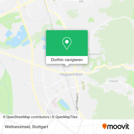 Wellnessinsel Karte