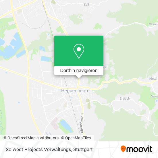 Solwest Projects Verwaltungs Karte