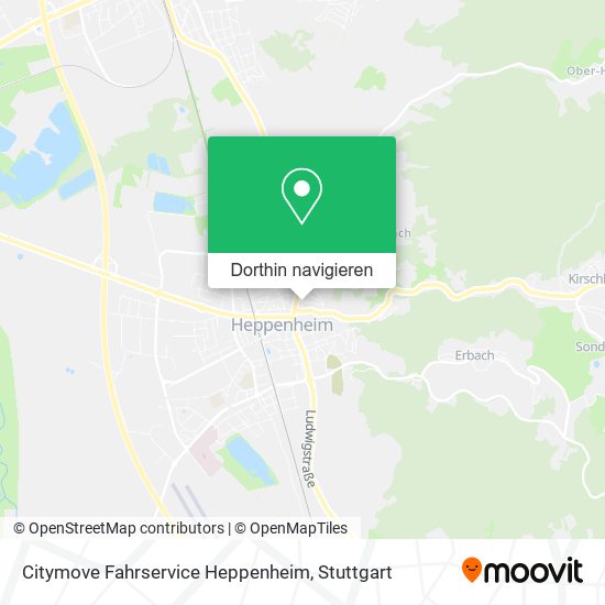 Citymove Fahrservice Heppenheim Karte